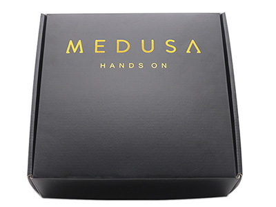 瓦楞折疊飛機盒 黑色（sè）包裝（zhuāng）紙盒子定（dìng）製工廠