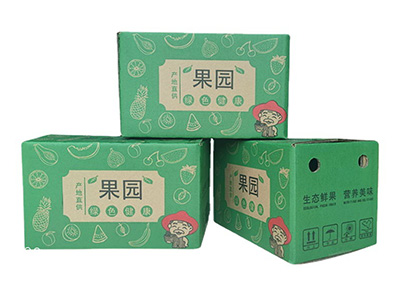 水果快遞包（bāo）裝彩箱（xiāng） 通用水果紙箱定做（zuò）