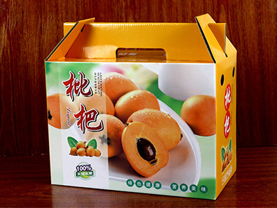 廣州紙箱廠（chǎng）枇杷包裝禮盒 枇杷快遞彩色紙箱定做