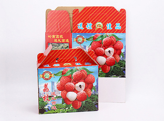 快遞水（shuǐ）果專用紙箱子 水果禮品彩箱（xiāng）定製
